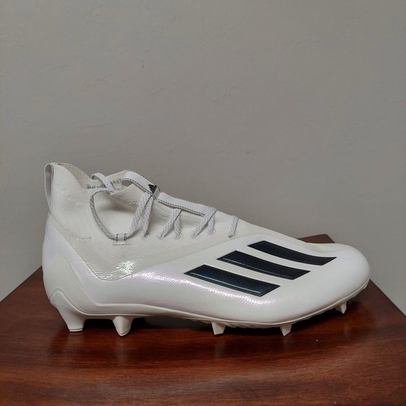 Adidas Adizero Primeknit Football Cleats White Black Mens Size 13 NEW GY5379 main image 6